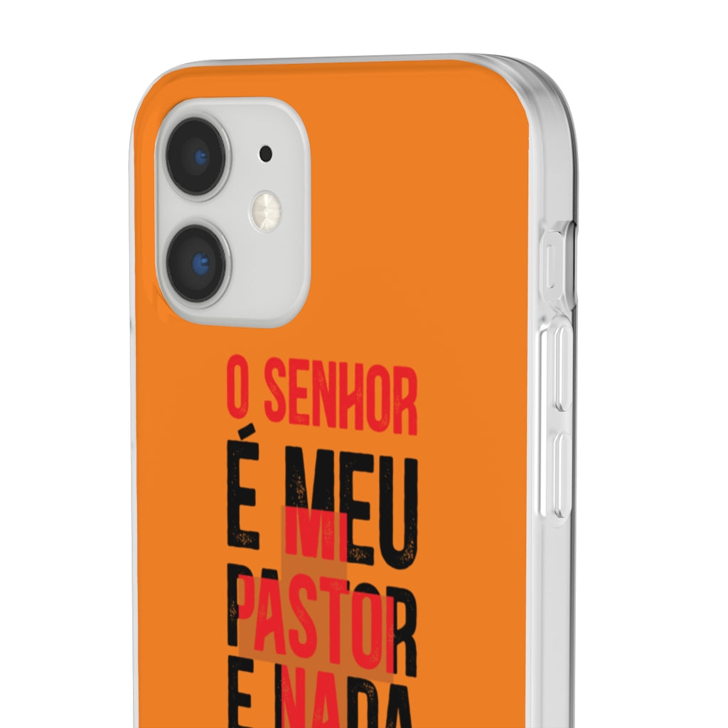 Capinha de celular (tpu premium) - Gospel 03 - O Senhor é meu pastor nada  me faltará