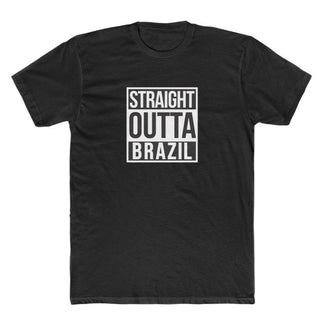 Camiseta Masculina Straight Outta Brazil - Orgulho Estampado