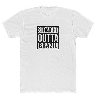 Camiseta Masculina Straight Outta Brazil - Orgulho Estampado