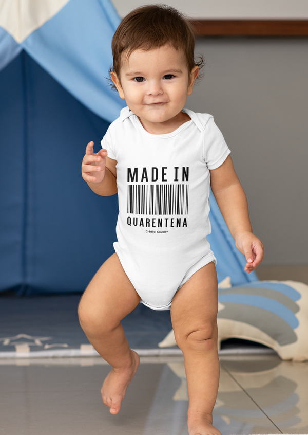 Body Bebê Made In Quarentena - Orgulho Estampado